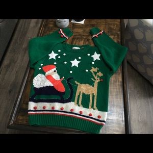Retro ugly Christmas Xmas wool sweater